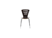   Gruppo di 2 sedie design in legno nero LENA