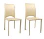 Gruppo di 2 sedie design Milano beige