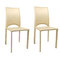 Gruppo di 2 sedie design Milano beige
