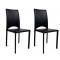 Gruppo di 2 sedie design Milano nere