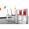 Gruppo di  2 sedie design rosse e bianche JADA