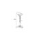 Gruppo di 2 sgabelli comet rivestimento pvc bianco