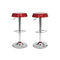 Gruppo di 2 sgabelli da bar/ cucina regolabili NEW CAPSULE � colore vinaccia