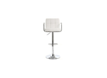Gruppo di 2 sgabelli da bar design bianchi WILLORD    
