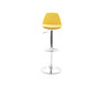 Gruppo di 2 sgabelli da bar design colore giallo STEEVY