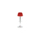 Gruppo di 2 sgabelli da bar design colore rosso e nero STEEVY