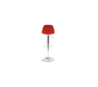 Gruppo di 2 sgabelli da bar design colore rosso e nero STEEVY
