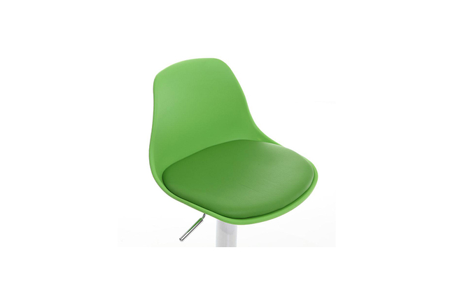 Gruppo di 2 sgabelli da bar design colore verde STEEVY