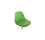 Gruppo di 2 sgabelli da bar design colore verde STEEVY
