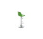 Gruppo di 2 sgabelli da bar design colore verde STEEVY