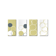 Gruppo di 4 quadri design BUBBLES image pub1