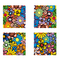 Gruppo di 4 quadri design FULL FLOWERS
