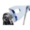 Gruppo di 4 sedia pieghevoli design JULIE - blu trasparente