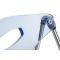 Gruppo di 4 sedia pieghevoli design JULIE - blu trasparente