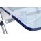 Gruppo di 4 sedia pieghevoli design JULIE - blu trasparente