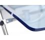 Gruppo di 4 sedia pieghevoli design JULIE - blu trasparente