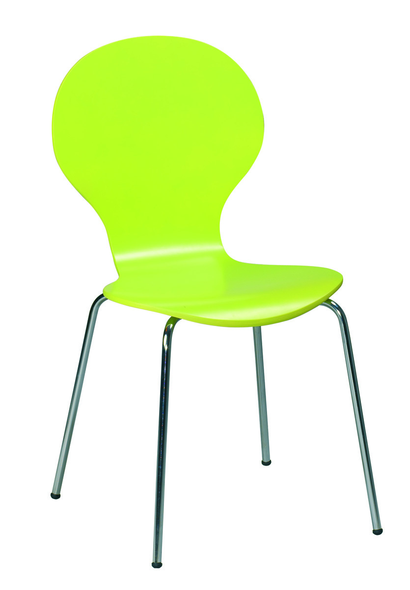 Gruppo di 4 sedie da cucina / sala da pranzo verde Abigail