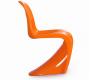 Gruppo di 4 sedie design arancione Jackson