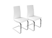 Gruppo di due sedie design bianche  CARYS