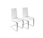 Gruppo di due sedie design bianche  CARYS