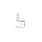 Gruppo di due sedie design bianche  CARYS