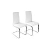 Gruppo di due sedie design bianche  CARYS
