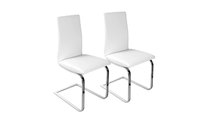 Gruppo di due sedie design bianche  CARYS