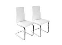 Gruppo di due sedie design bianche  CARYS