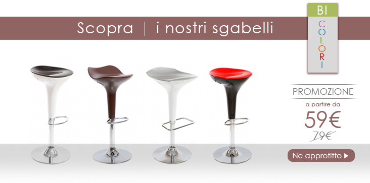 collection tabouret bicolor