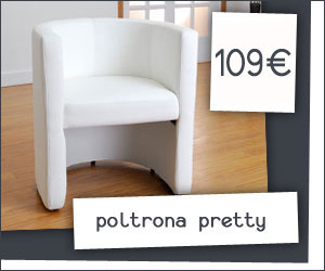 promozioni del momento : Poltrona PRETTY bianco