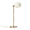 Lampada da tavolino YUPI inox/vetro bianco image pub1