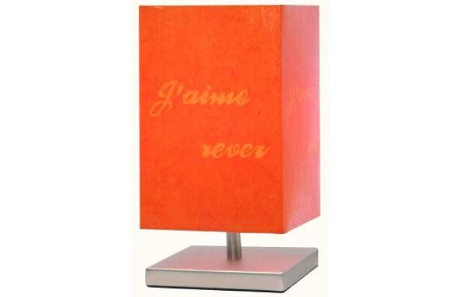 Lampada sensitiva MESSAGIO colore arancione