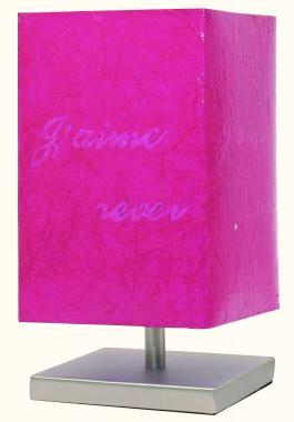 Lampada sensitiva MESSAGIO colore lampone 