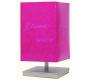 Lampada sensitiva MESSAGIO colore lampone 