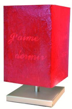 Lampada sensitiva MESSAGIO colore rosso  image 1