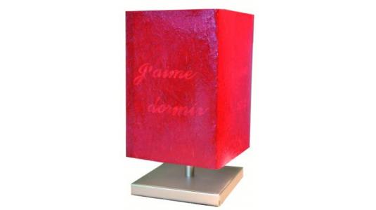 Lampada sensitiva MESSAGIO colore rosso  image 1