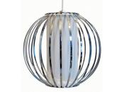 Lampada sospensione design cromata BORGSON