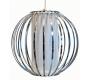 Lampada sospensione design cromata BORGSON