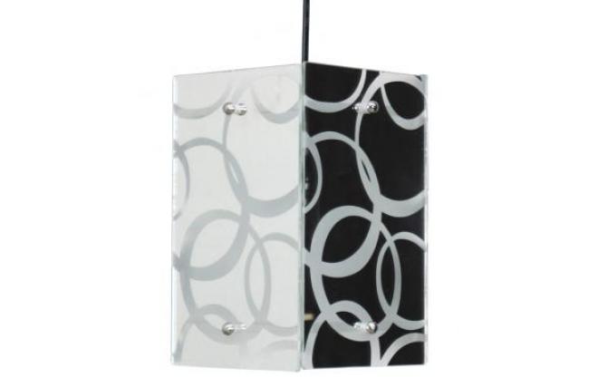 Lampada sospensione specchio Bubbles colore nero