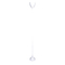 Lampadario design metallo DROP - colore bianco