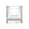 Letto a baldacchino bianco matrimoniale  VENEZIA