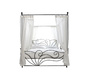 Letto a baldacchino nero matrimoniale  VENEZIA