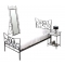 Letto barocco nero  90x190 NEW VENEZIA
