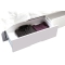 Letto matrimoniale design laccato bianco design 160x200 NOHA