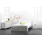 Letto matrimoniale design laccato bianco design 160x200 NOHA