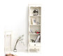 Libreria barocca colore bianco  BIANCA