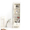 Libreria barocca colore bianco  BIANCA