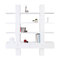Libreria design laccata bianca  NATHAN