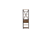 Libreria in legno massiccio e metallo stile industriale  ATELIER