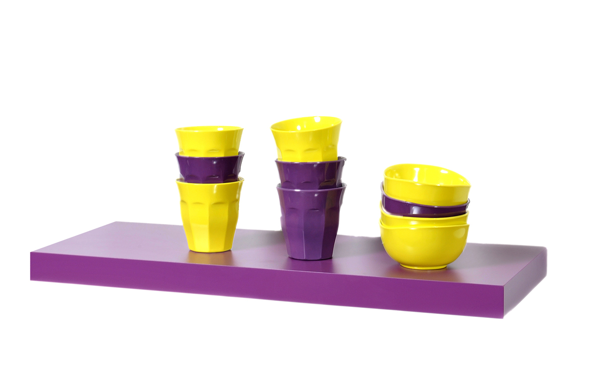 Mensola 60 cm colore viola MANHATTAN image 1